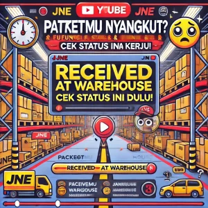 arti received at warehouse jne