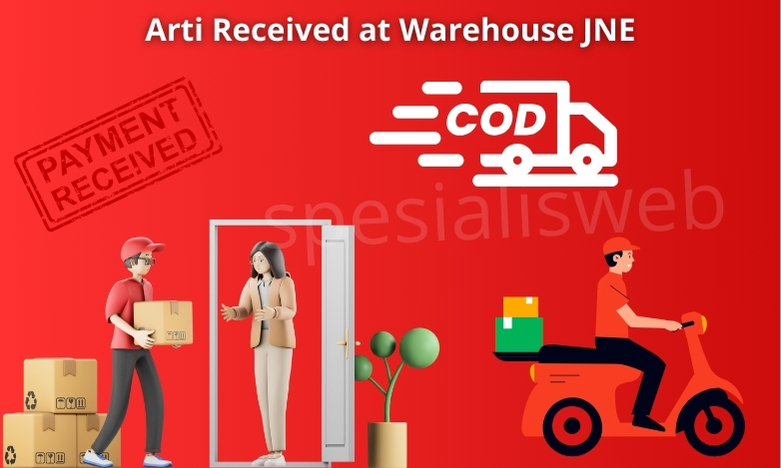 arti received at warehouse jne