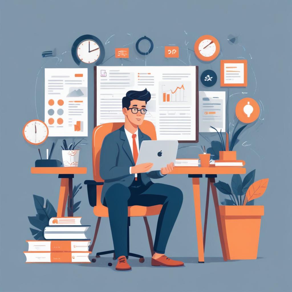 Professional blog post illustration 103