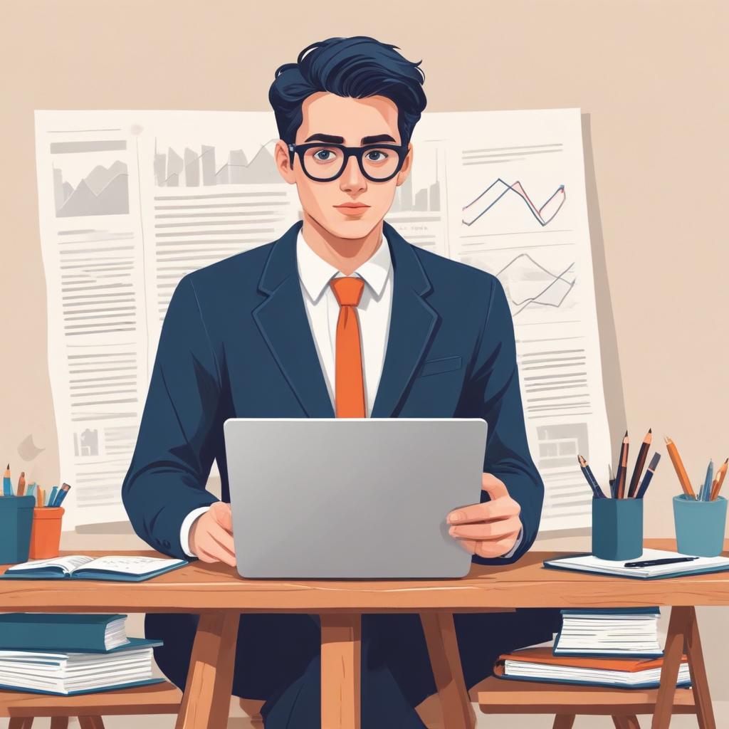 Professional blog post illustration 104