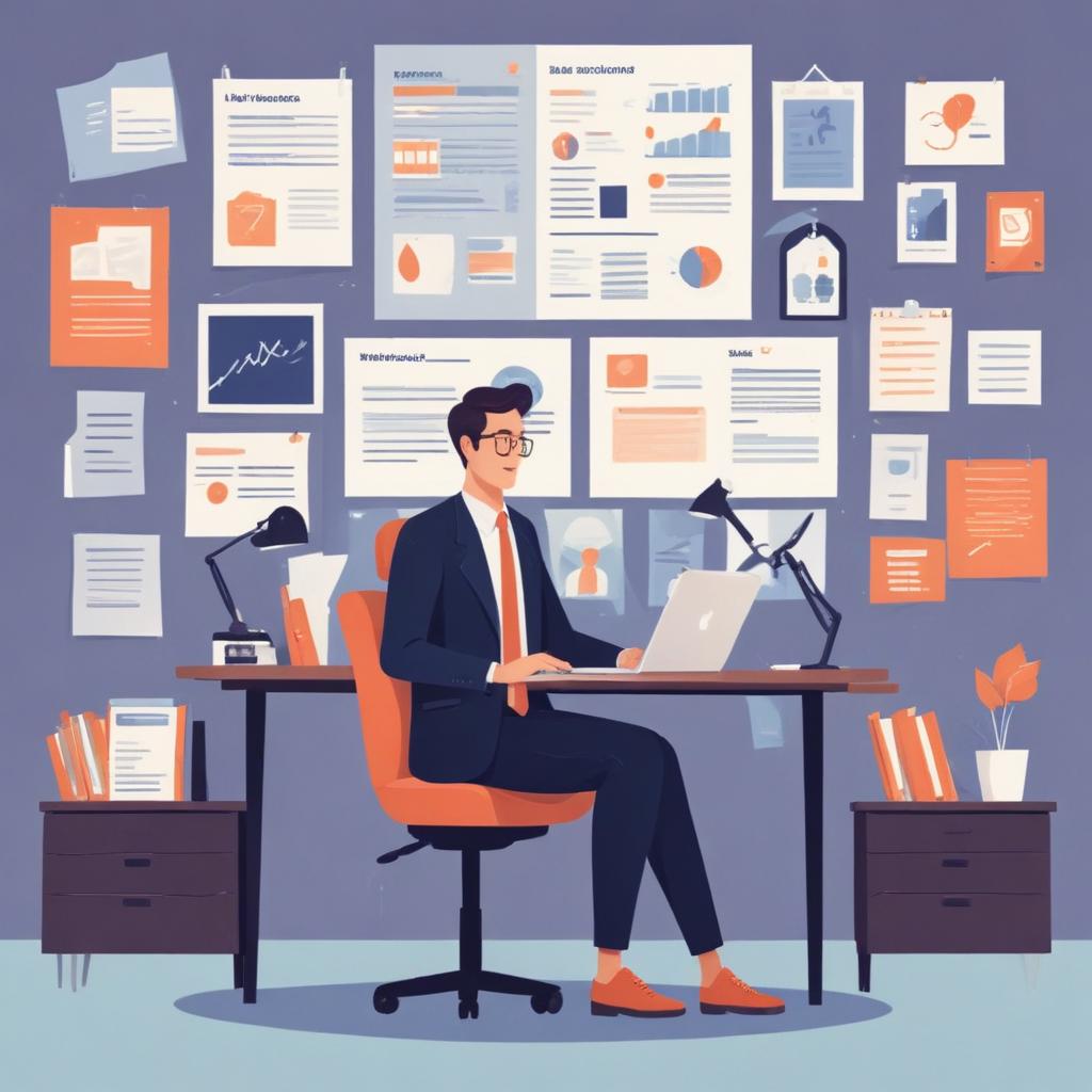 Professional blog post illustration 113