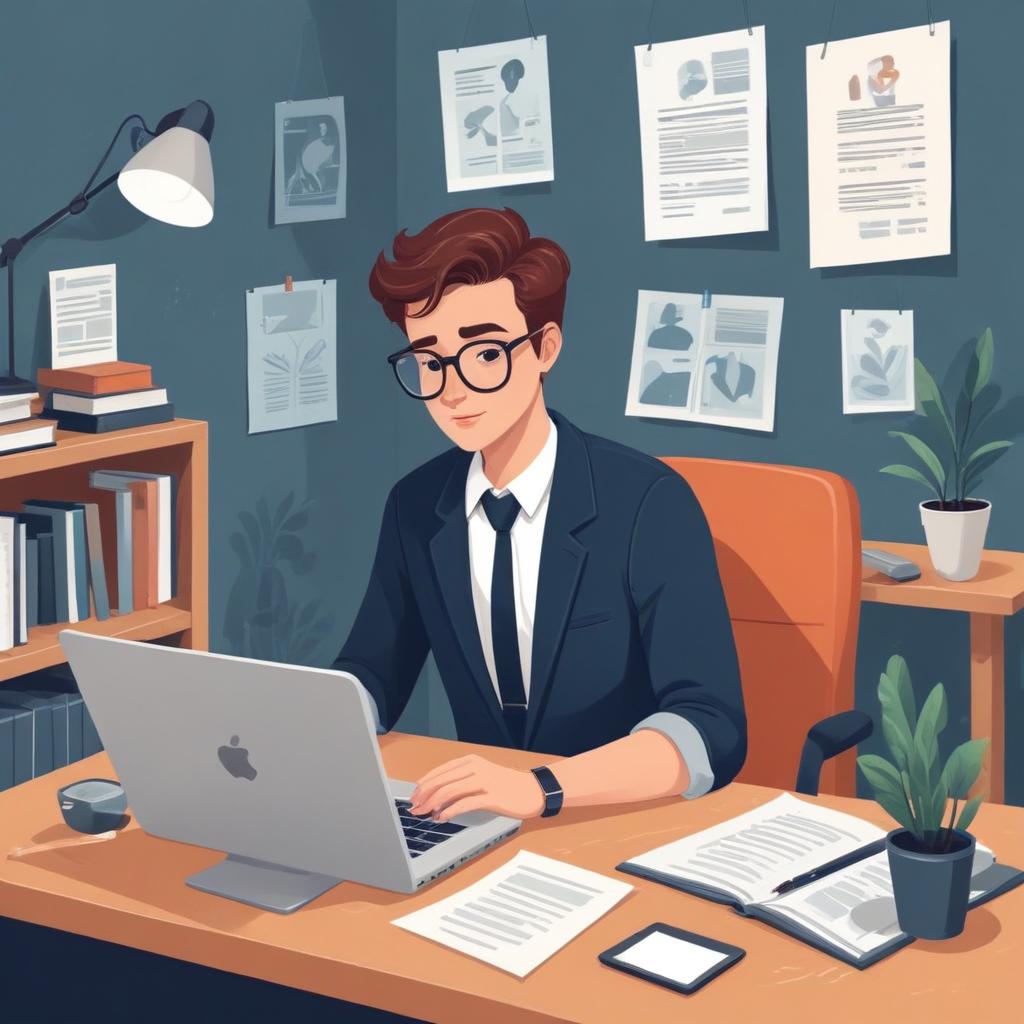 Professional blog post illustration 122