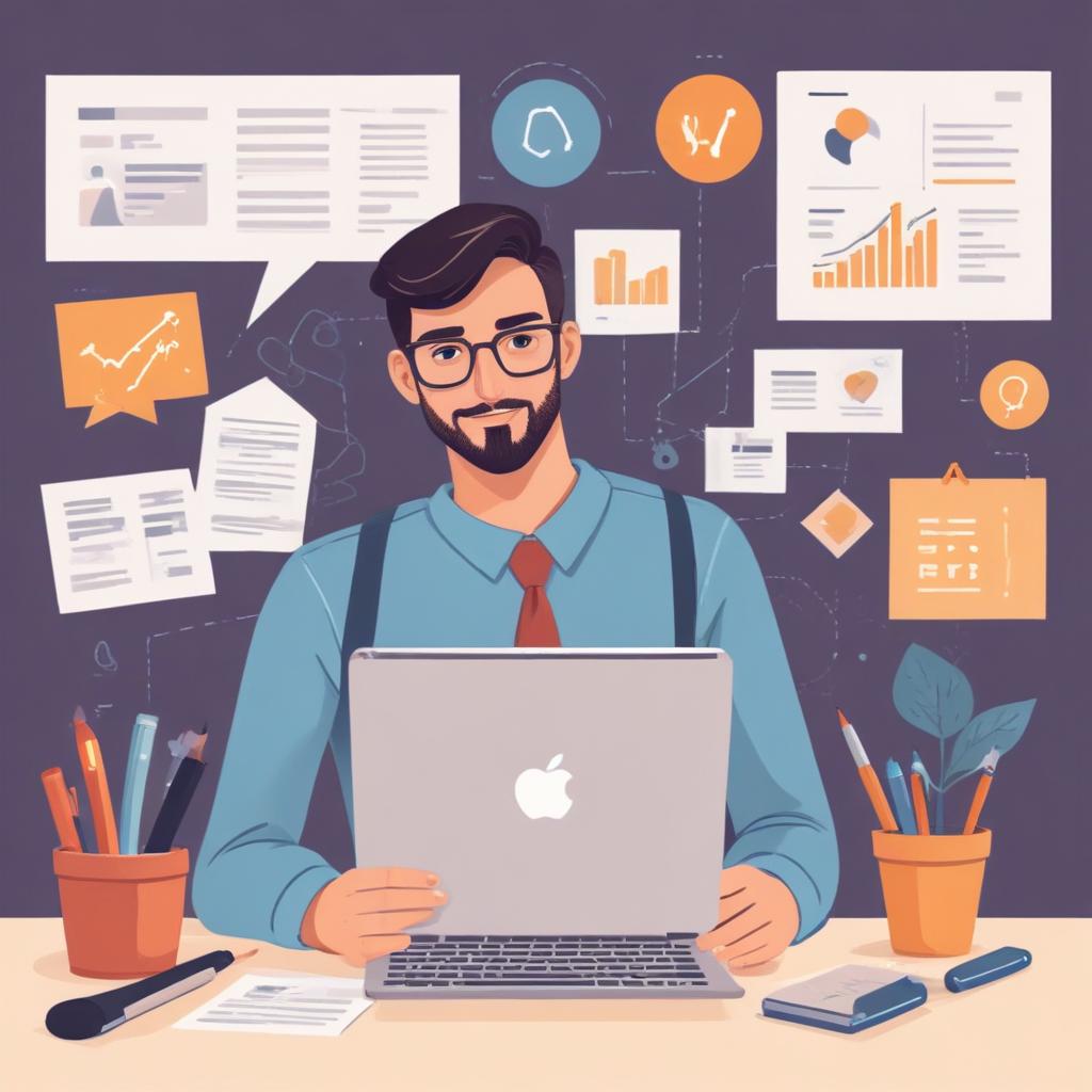 Professional blog post illustration 124