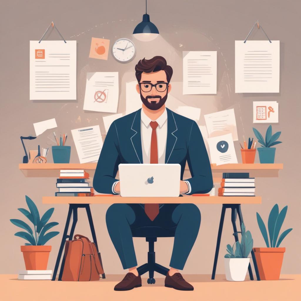 Professional blog post illustration 130