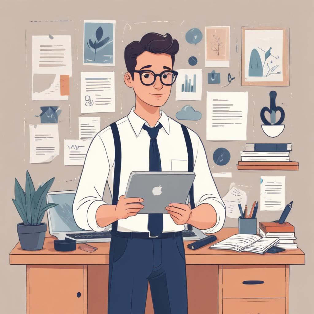 Professional blog post illustration 132