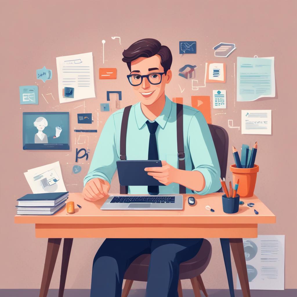 Professional blog post illustration 155
