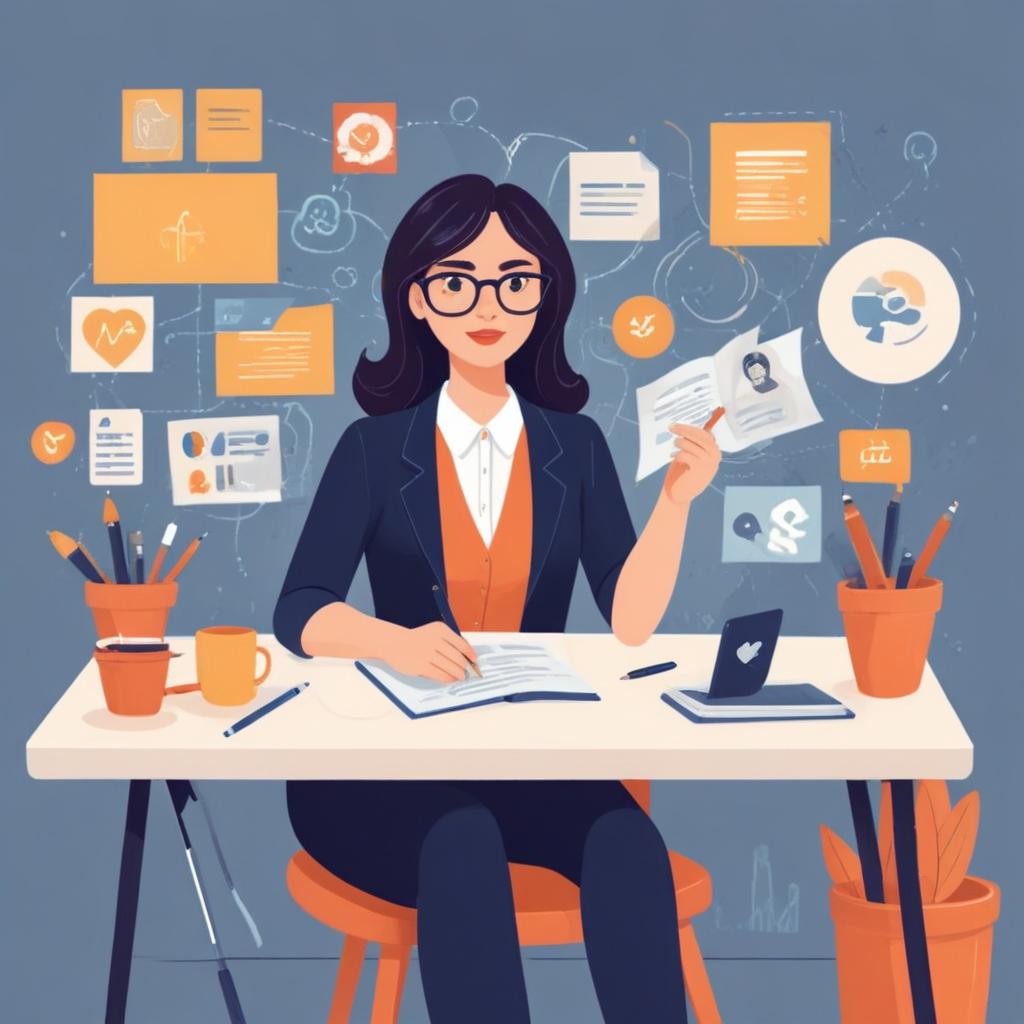 Professional blog post illustration 156