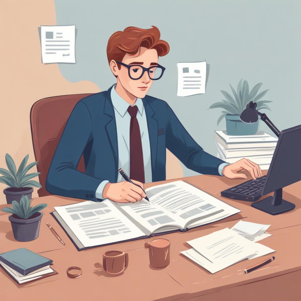 Professional blog post illustration 176