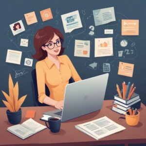 Professional blog post illustration