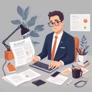 Professional blog post illustration