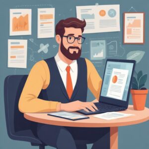 Professional blog post illustration