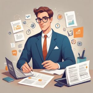 Professional blog post illustration