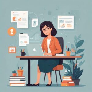 Professional blog post illustration
