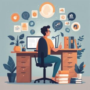Professional blog post illustration