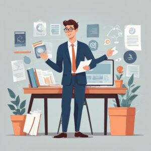 Professional blog post illustration