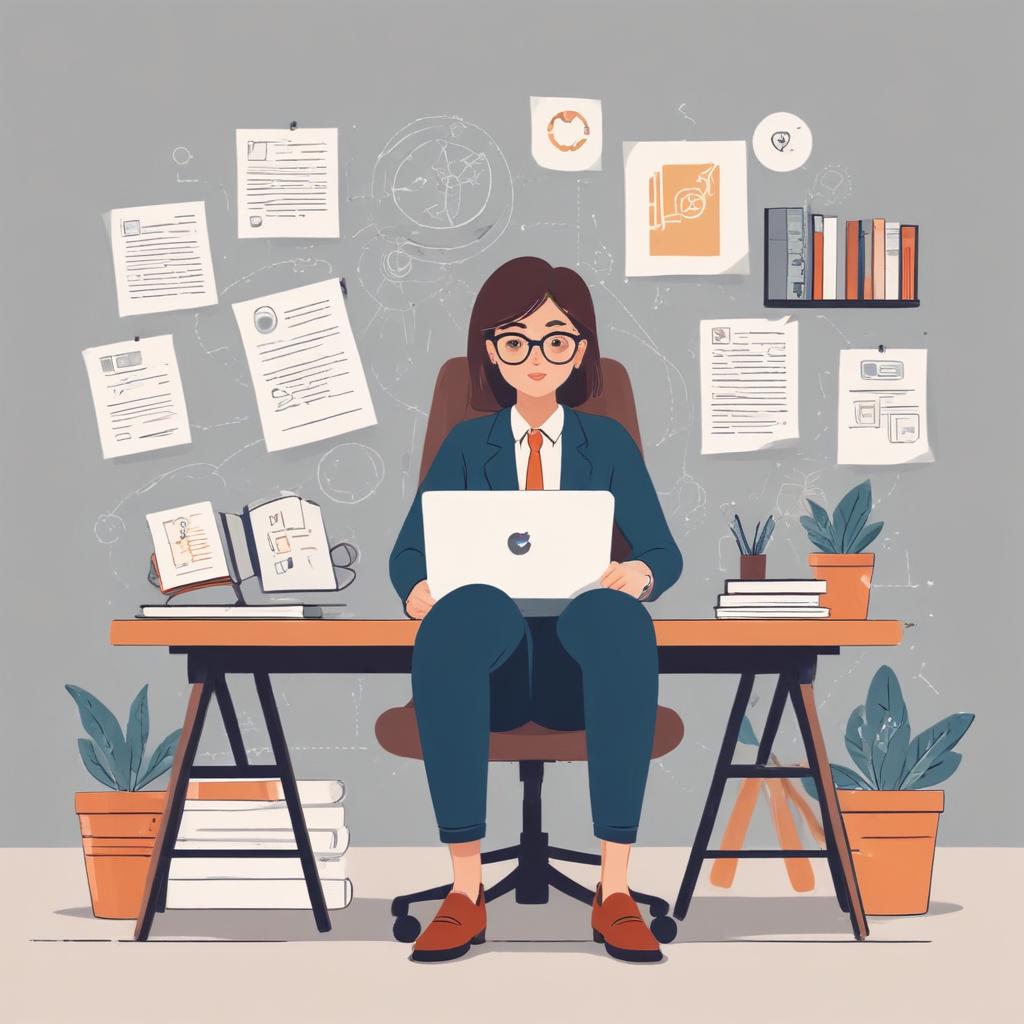 Professional blog post illustration 80