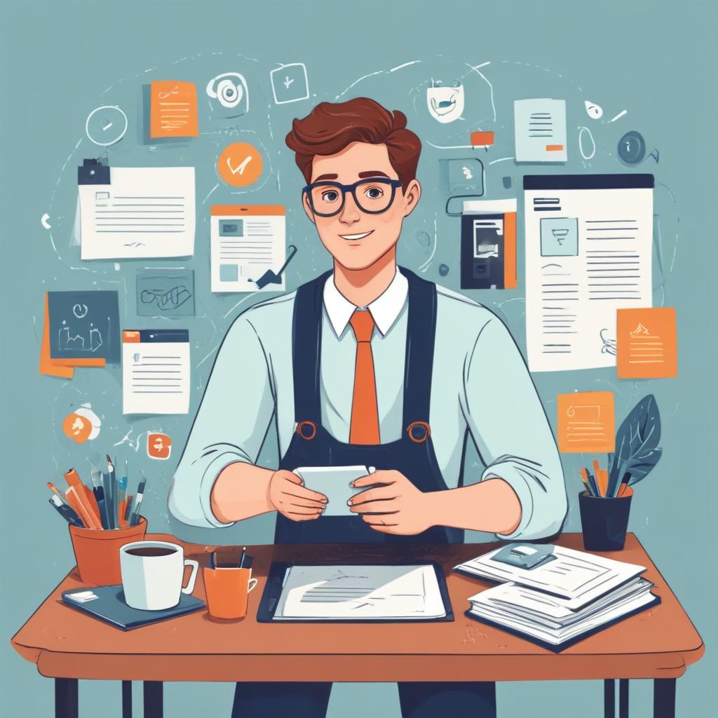 Professional blog post illustration 84