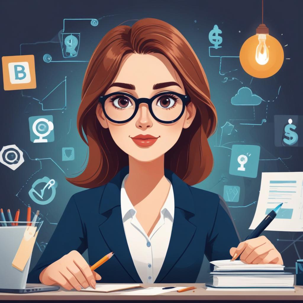 Professional blog post illustration 87