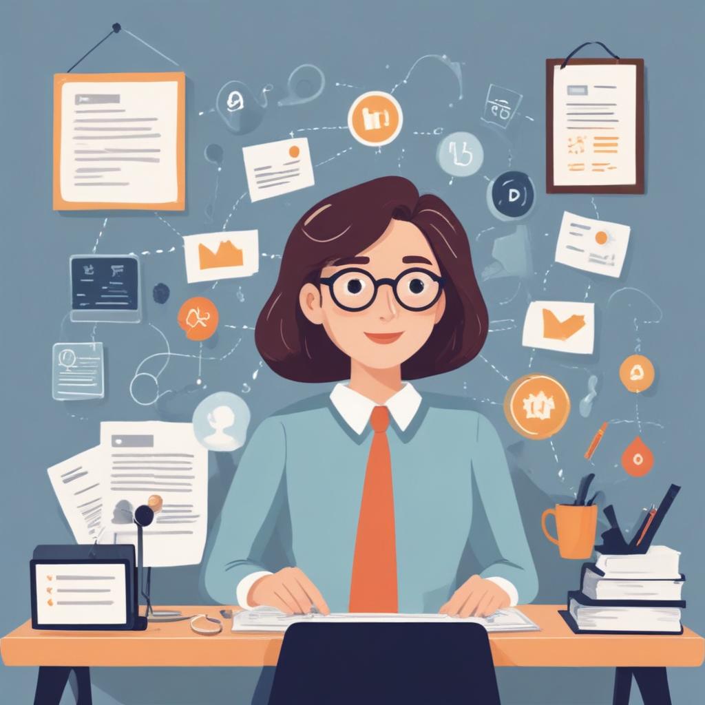 Professional blog post illustration 88