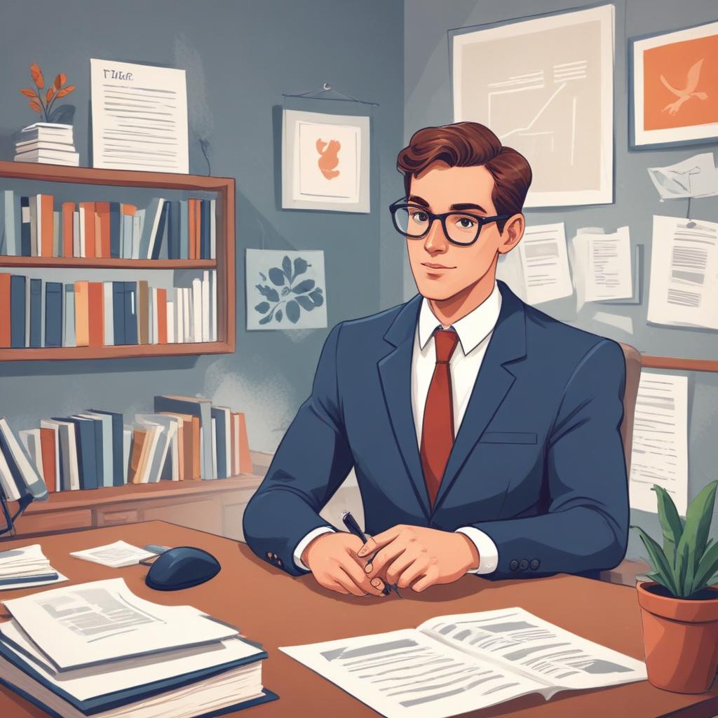 Professional blog post illustration 90