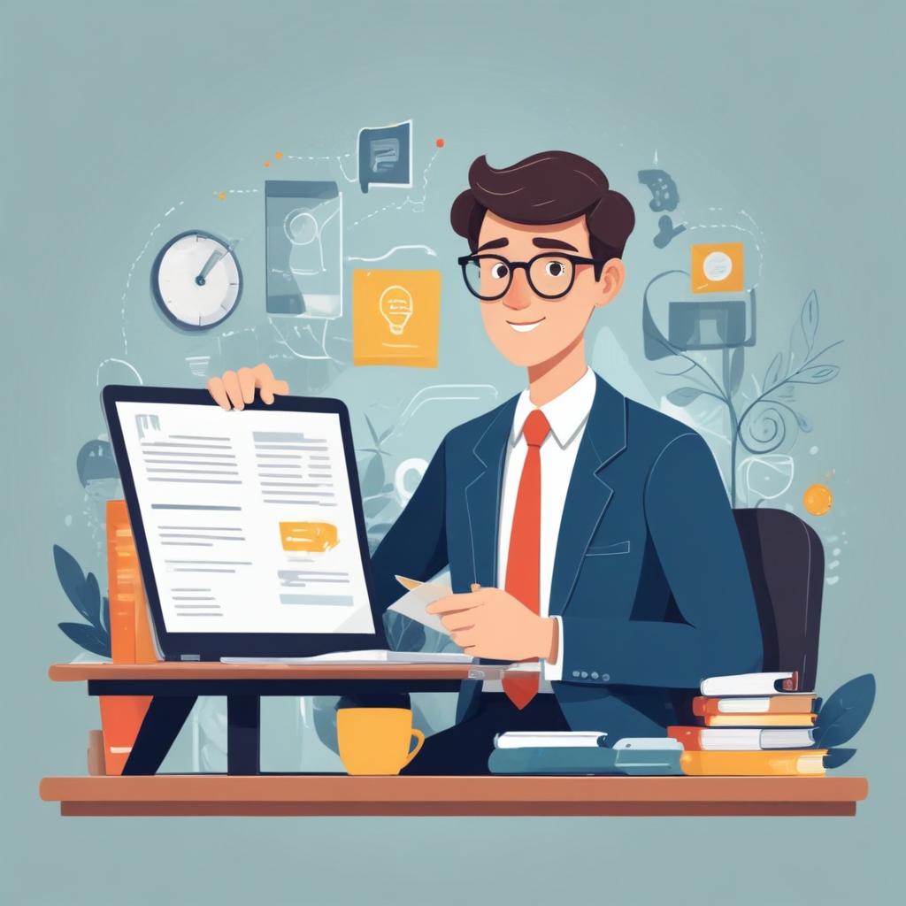 Professional blog post illustration 95